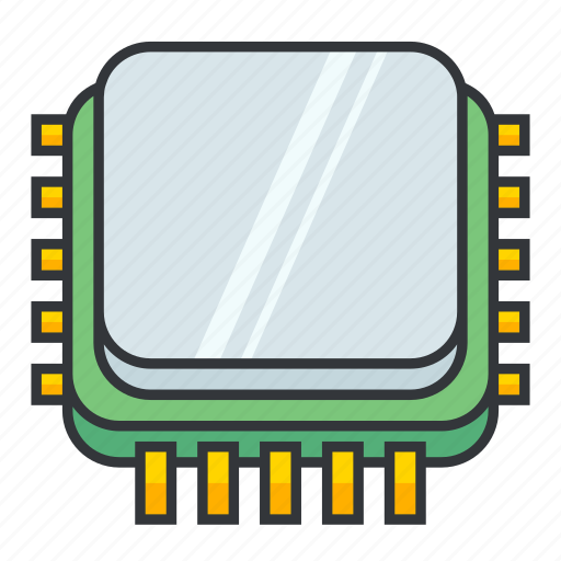 Alu, central processing unit, core, cpu, electronicparts, i/o, microprocessor icon - Download on Iconfinder