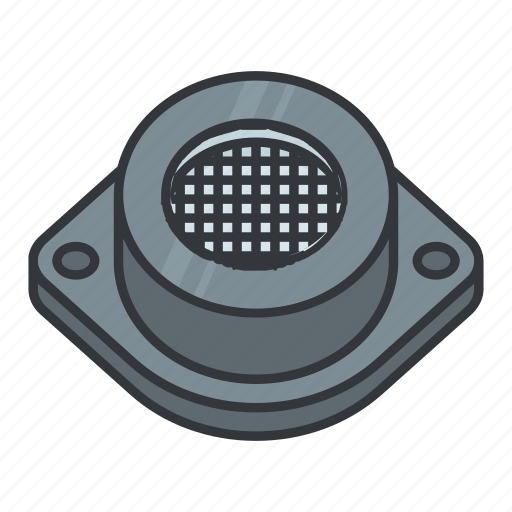 Beeper, buzz, buzzer, electric bell, electronicparts, piezoelectric disk icon - Download on Iconfinder