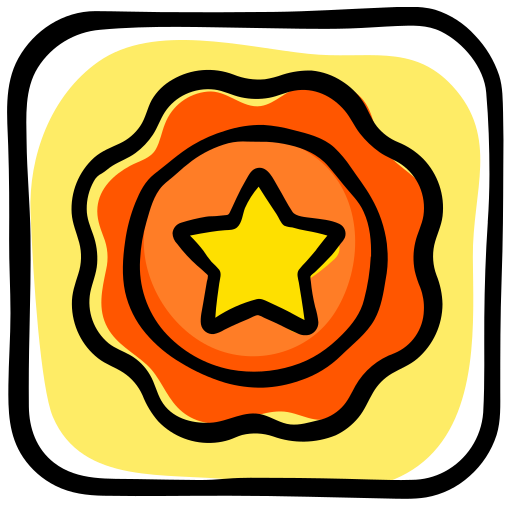 Award, prize, winner, achievement, badge, success, star icon - Free download