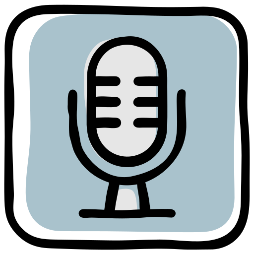 Audio, microphone, multimedia, podcast, recording, social media, speaker icon - Free download