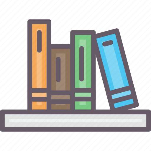 Accessories, books, bookshelf, home icon - Download on Iconfinder