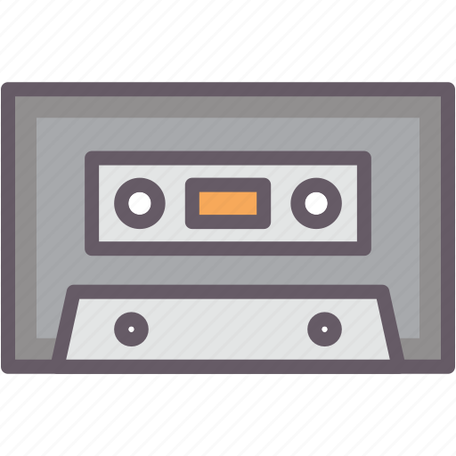 Cassette, old school, storage, tape icon - Download on Iconfinder