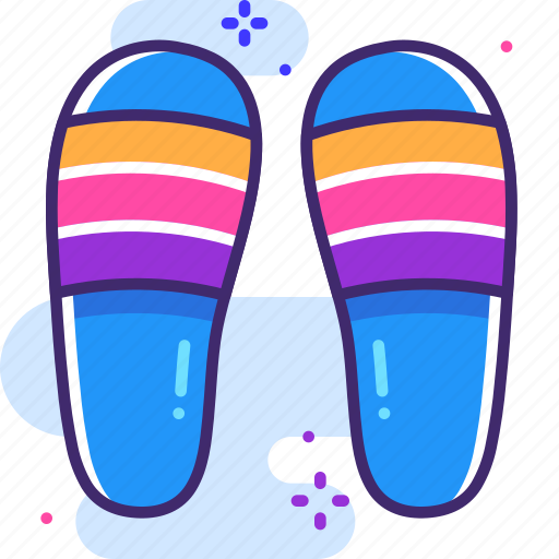 Flip flops, sandals, slippers icon - Download on Iconfinder