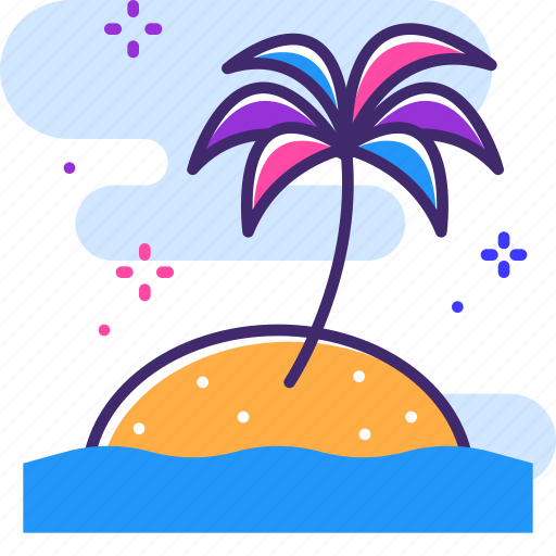 Beach, palm, sea icon - Download on Iconfinder on Iconfinder