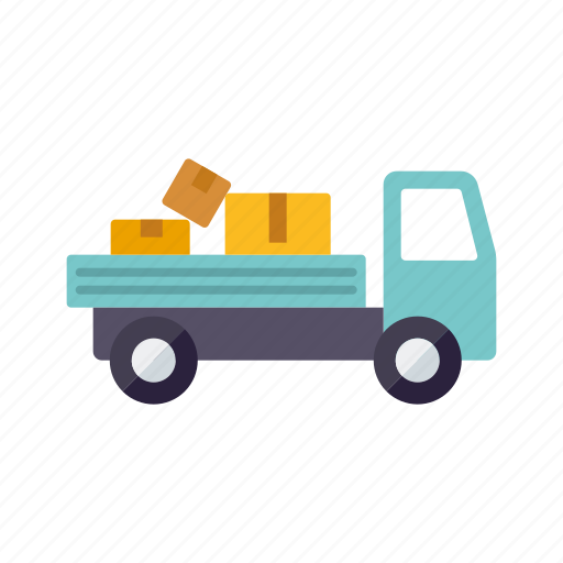 Cargo, logistics, parcels, pickup, shipping, transport, truck icon - Download on Iconfinder