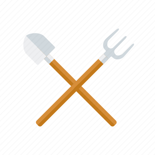 Agriculture, equipment, farm, forkm, shovel, spade, tools icon - Download on Iconfinder