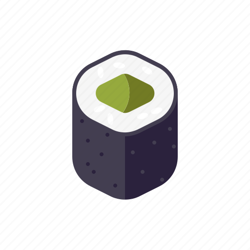 Cucumber, food, japanese, maki, roll, sushi icon - Download on Iconfinder