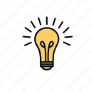 bright, business, creative, idea, lamp, light bulb, smart