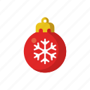 ball, celebration, christmas, decoration, hanging, ornament, snow