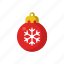ball, celebration, christmas, decoration, hanging, ornament, snow 