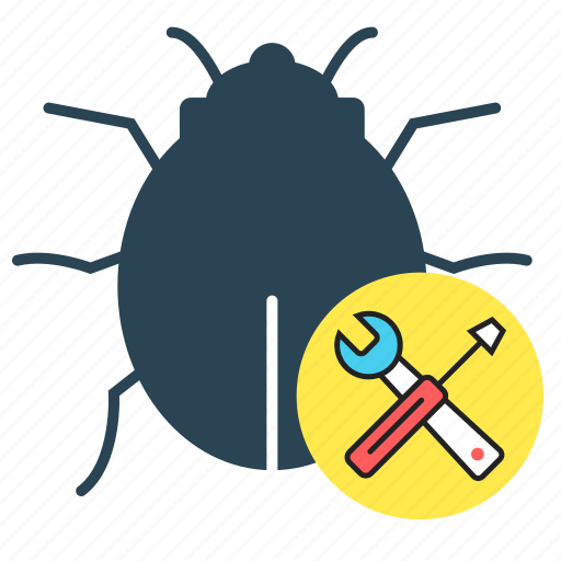 Bug, bug tracking, quality analysis, setting, testing, tool icon - Download on Iconfinder