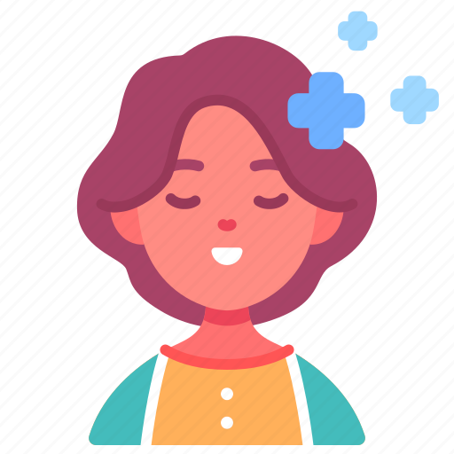 Avatar, healthcare, kid, mental, positive, self-care, thinking icon - Download on Iconfinder
