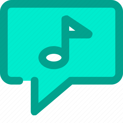 Chat, comment, conversation, message, music icon - Download on Iconfinder
