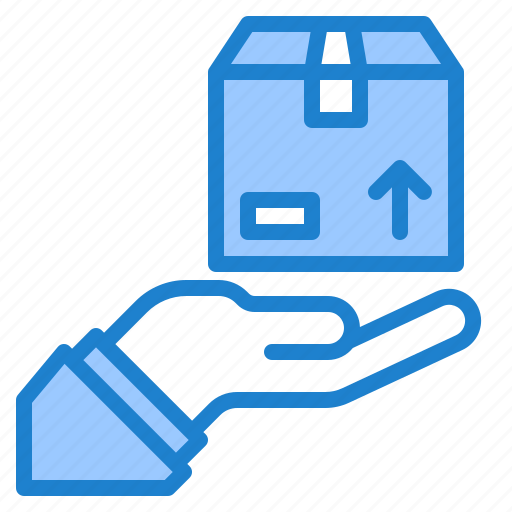 Delivery, hand, shipping, box, logistic icon - Download on Iconfinder