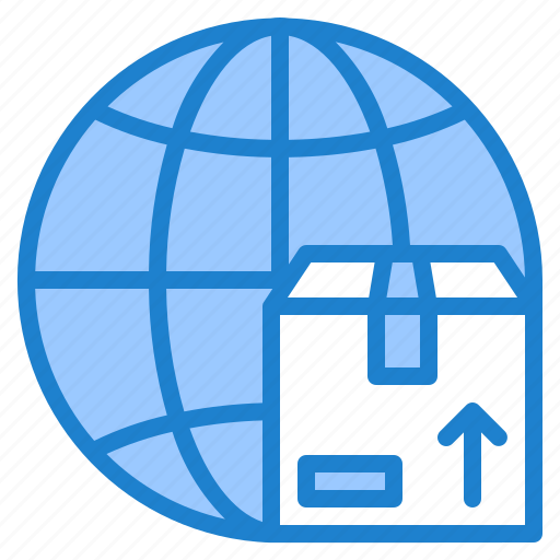 Delivery, world, shipping, box, logistic icon - Download on Iconfinder