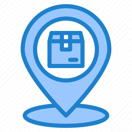 Location, delivery, box, product, placehold icon - Download on Iconfinder