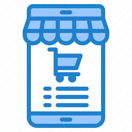 Shoping, store, smartphone, shopping, cart, online icon - Download on Iconfinder