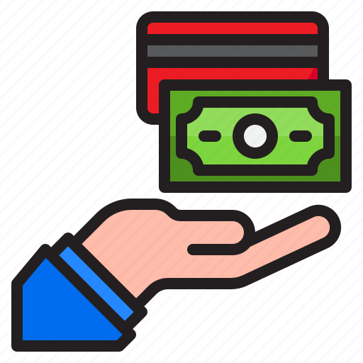 Money, credit, card, hand, pay, finance icon - Download on Iconfinder