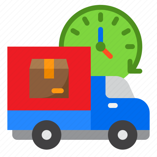 Delivery, truck, shipping, time, logistic icon - Download on Iconfinder