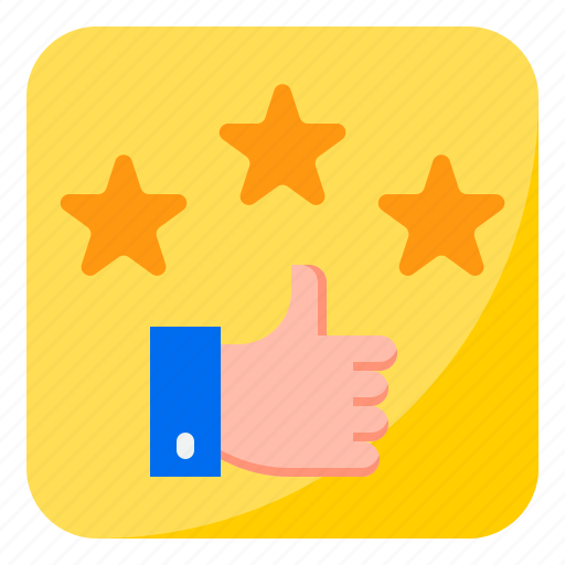 Like, rate, rating, star, hand icon - Download on Iconfinder