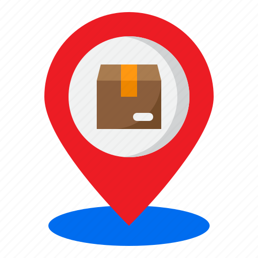 Location, delivery, box, product, placehold icon - Download on Iconfinder