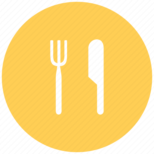 Cutlery, dish, food, food court, knife and fork, plate, restaurant icon - Download on Iconfinder