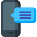 message, bubble, chat, communication, mobile, phone, talk