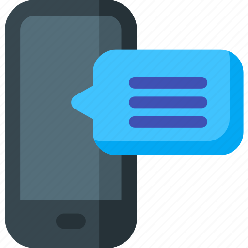 Message, bubble, chat, communication, mobile, phone, talk icon - Download on Iconfinder