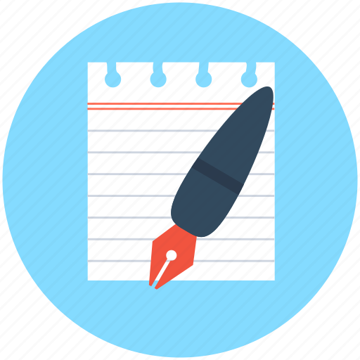 Content writing, document, note, pen, writing icon - Download on Iconfinder