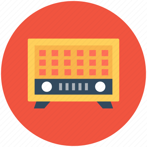 Media, old radio, radio, radio set, transmission icon - Download on Iconfinder