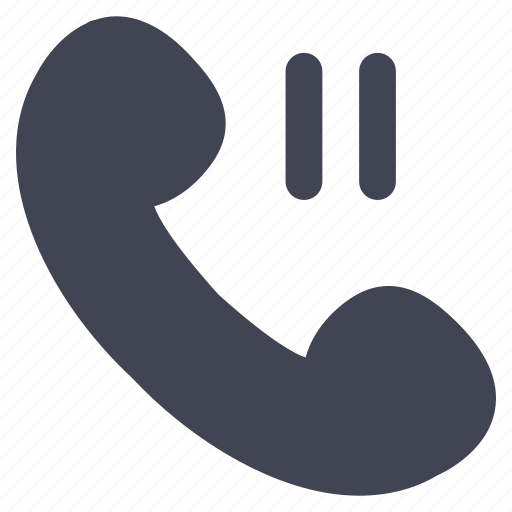 Call, pause, communication, hold, phone, telephone icon - Download on Iconfinder