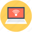internet connected, laptop, wifi connection, wifi signals, wireless internet 