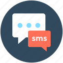 chat bubble, chatting, message, sms, speech bubble