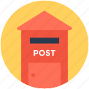 letter hole, letterbox, mail slot, mailbox, post box