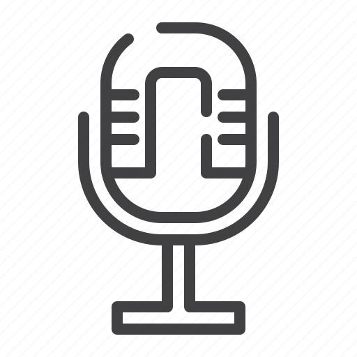 Mic, microphone, old, record, retro icon - Download on Iconfinder