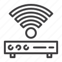 antenna, router, signal, wifi