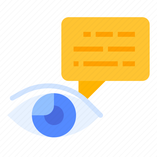 Communication, contact, eye, meaning icon - Download on Iconfinder