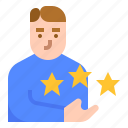 avatar, feedback, review, star