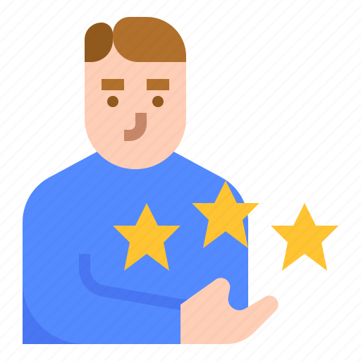Avatar, feedback, review, star icon - Download on Iconfinder