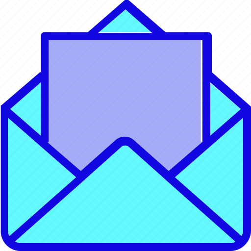 Communication, email, envelope, letter, mail, message, open icon - Download on Iconfinder
