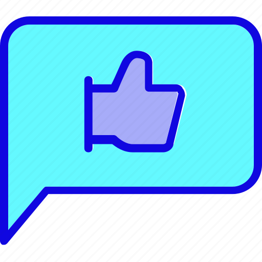Chat, communication, like, logo, rating, social, thumb icon - Download on Iconfinder