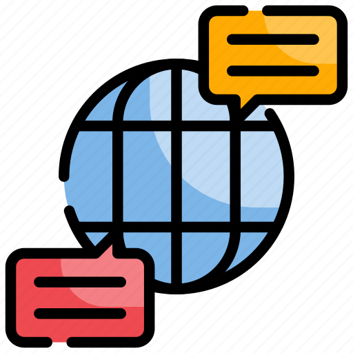 Bubble, communication, international icon - Download on Iconfinder