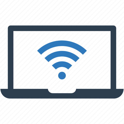 Laptop, wifi, signal, network icon - Download on Iconfinder