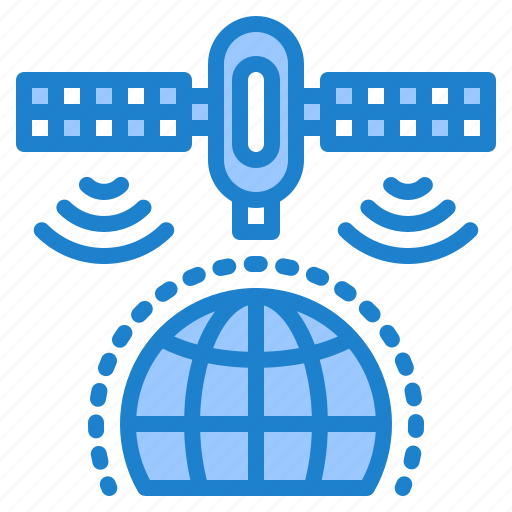 Satellite, world, signal, communication, network icon - Download on Iconfinder