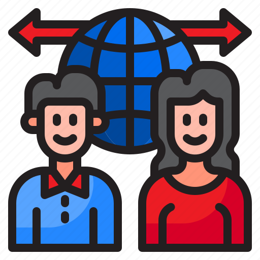 Communication, man, woman, world, communicate icon - Download on Iconfinder