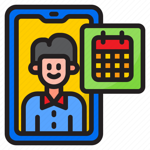 Smartphone, mobilephone, calendar, communication, event icon - Download on Iconfinder