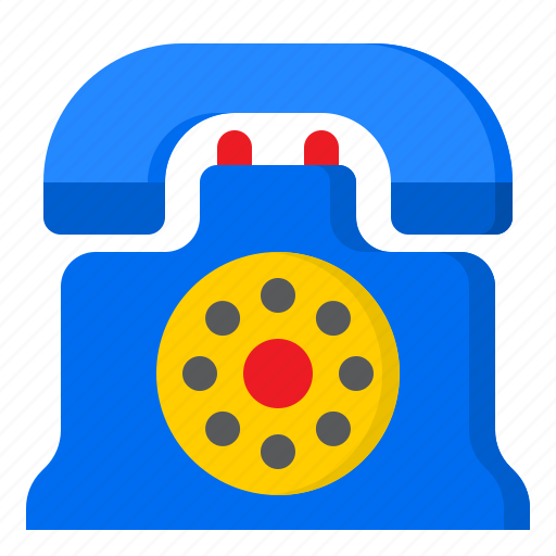 Telephone, phone, vintage, call, communication icon - Download on Iconfinder