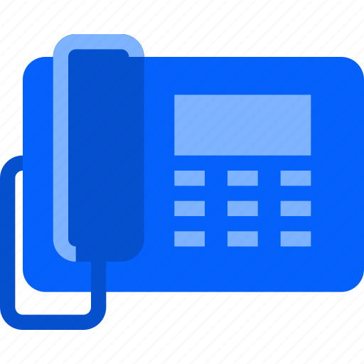 Telephone, phone, call, communication, contact, device, office icon - Download on Iconfinder