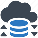 cloud, cloud storage, database, data