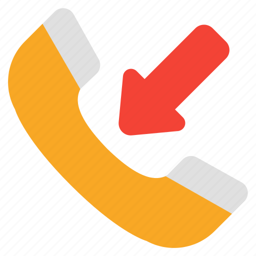 Incoming, call, phone, telephone, communication, interaction, talk icon - Download on Iconfinder